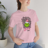 Pink Resting Grinchmas Bella Canvas Tee