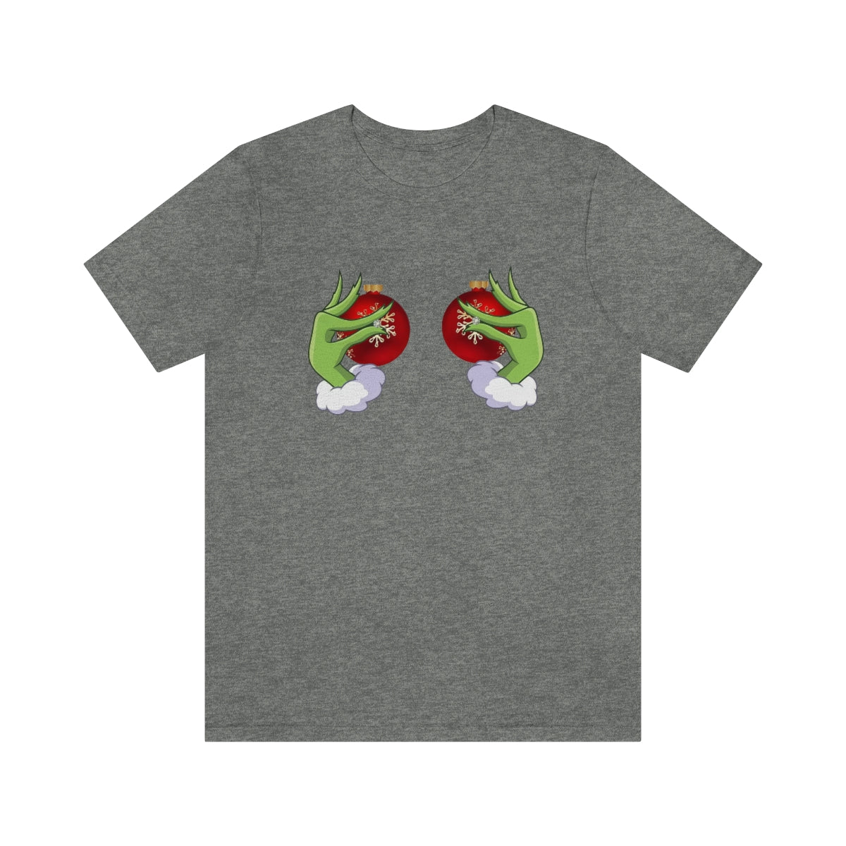 Bella Canvas Grinchy Ornament Hands Unisex Tee