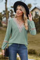 V-Neck Long Sleeve T-Shirt