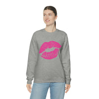 Hot Pink Lips Crewneck Sweatshirt