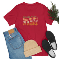 Turkey Gravy Beans & Rolls- Unisex Jersey Short Sleeve Tee