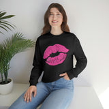 Hot Pink Lips Crewneck Sweatshirt