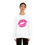 Hot Pink Lips Crewneck Sweatshirt