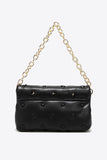 Nicole Lee USA Diamond Flower Messenger Crossbody Bag