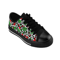 Leopard Grinch Women's Sneakers- (also available in high tops)
