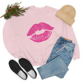 Hot Pink Lips Crewneck Sweatshirt