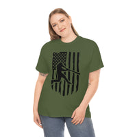 Unisex Baseball Flag Cotton Tee