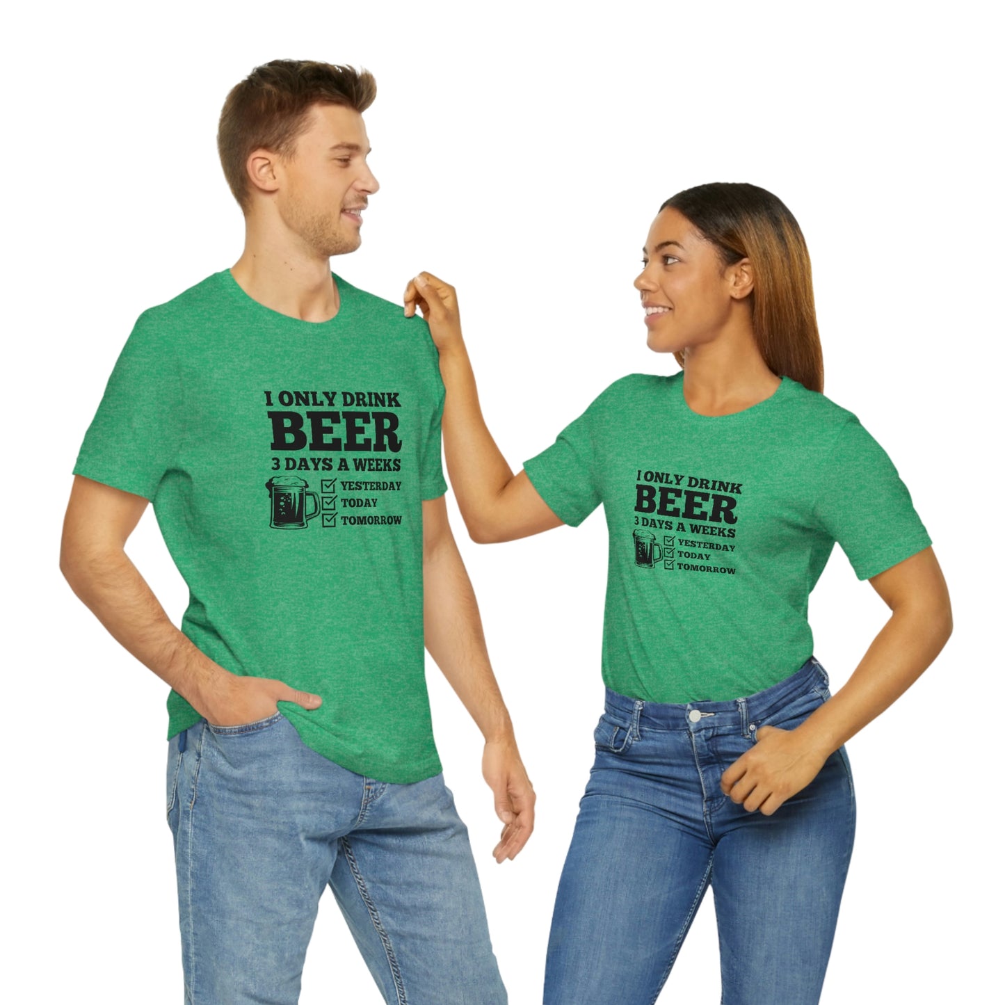 Drinking Beer Unisex Tee