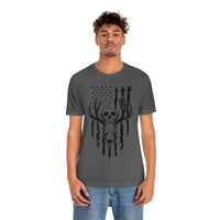 US Deer Skull-Unisex Bella Canvas Jersey Short Sleeve Tee