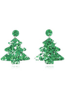 Christmas Tree Acrylic Earrings