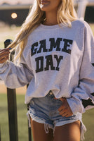 GAME DAY Long Sleeve Round Neck Sweatshirt