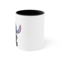 Stitch as Jack Accent Coffee Mug, 11oz