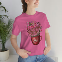 Coffee Is My Valentine Jersey Tee