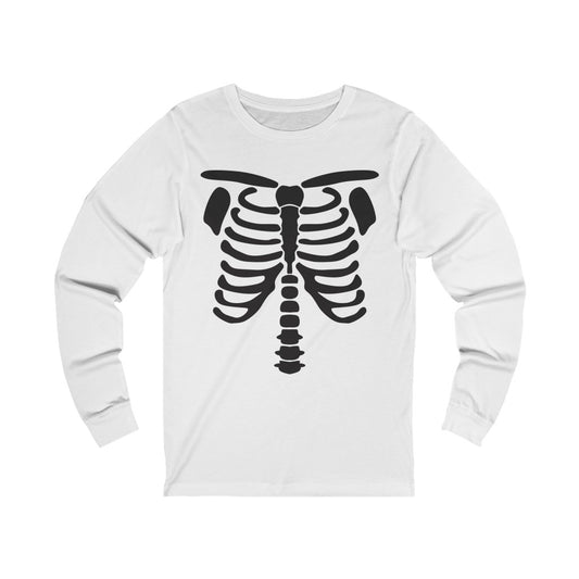 Skelton Ribs Unisex Jersey Long Sleeve Tee
