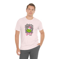 Pink Resting Grinchmas Bella Canvas Tee